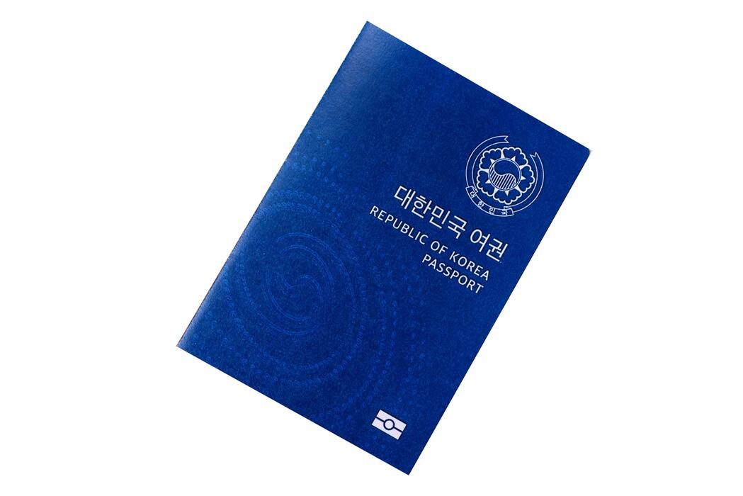Passport and travel documents for Korea